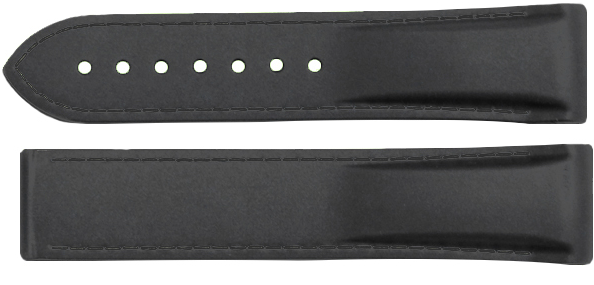 Omega Black Rubber Strap 20mm for Planet Ocean